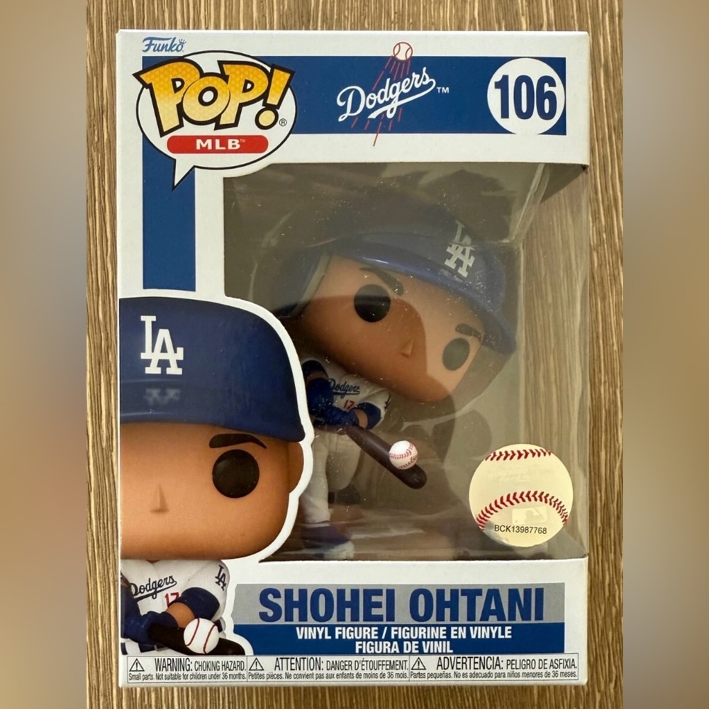 Funko POP! MLB Dodgers Shohei Ohtani Batting Figure #106 Japan